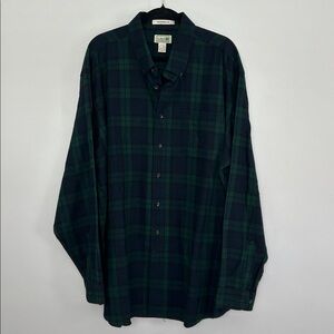 L.L. Bean Men's Classic Scotch Plaid Flannel Shirt